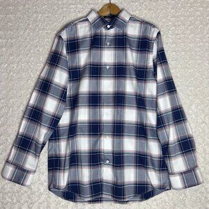 Banana Republic Non Iron Camden Fit Plaid‎ Button Down Size Large
